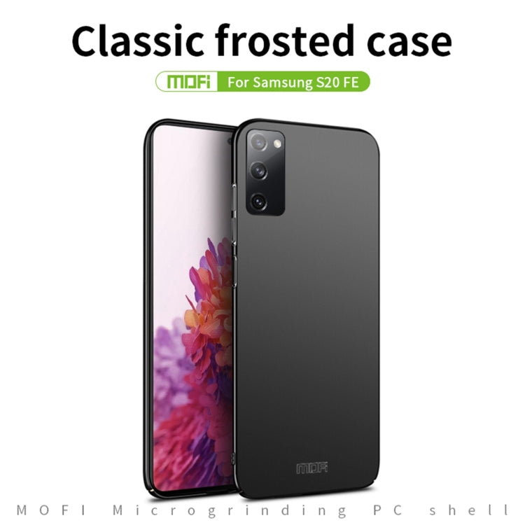 For Samsung Galaxy S20 FE MOFI Frosted PC Ultra-thin Hard Case(Black) - Galaxy S20 FE Cases by NILLKIN | Online Shopping UK | buy2fix