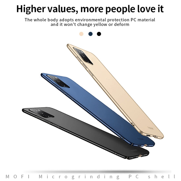 For Samsung Galaxy S20 FE MOFI Frosted PC Ultra-thin Hard Case(Black) - Galaxy S20 FE Cases by NILLKIN | Online Shopping UK | buy2fix
