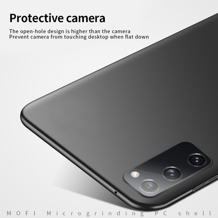 For Samsung Galaxy S20 FE MOFI Frosted PC Ultra-thin Hard Case(Black) - Galaxy S20 FE Cases by NILLKIN | Online Shopping UK | buy2fix