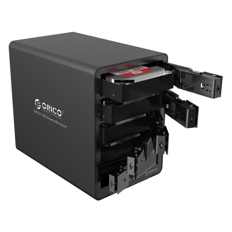 ORICO 9558RU3-V1-BK 3.5-Inch External Hard Drive Enclosure - HDD Enclosure by ORICO | Online Shopping UK | buy2fix
