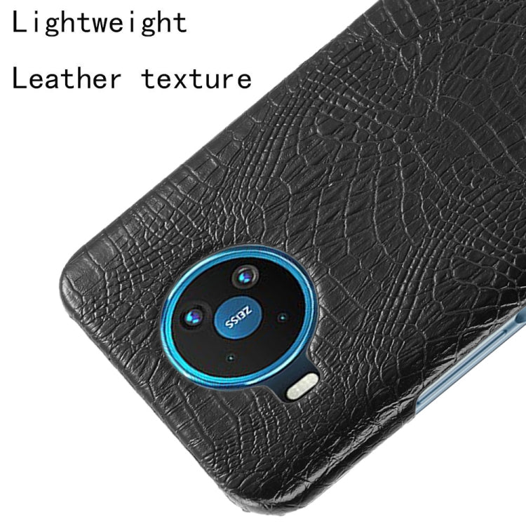 For Nokia 8.3 Shockproof Crocodile Texture PC + PU Case(Black) - Nokia Cases by buy2fix | Online Shopping UK | buy2fix