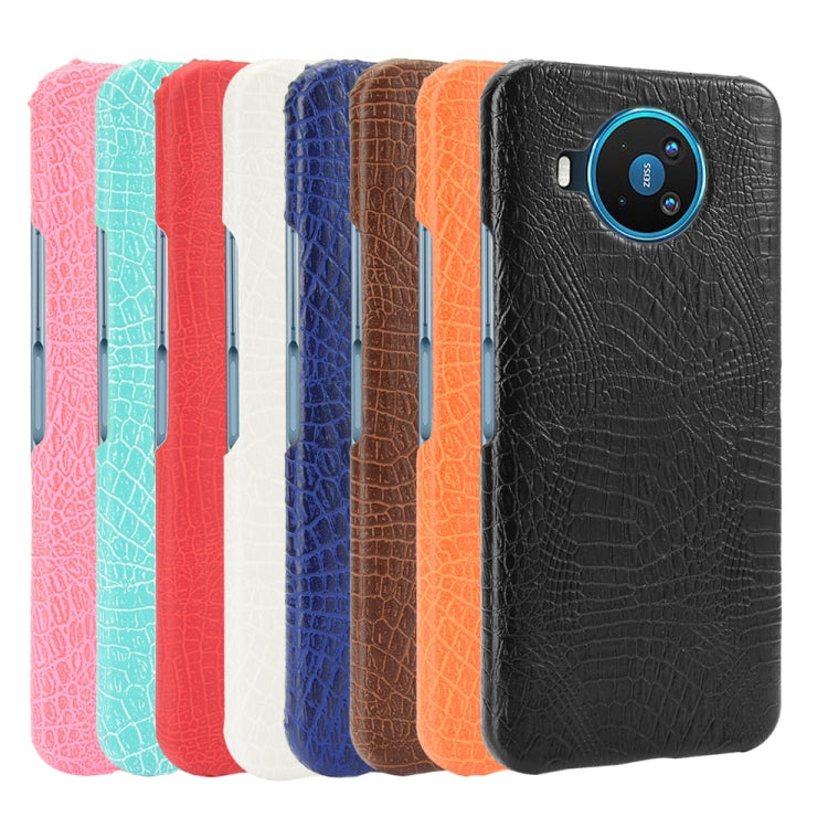 For Nokia 8.3 Shockproof Crocodile Texture PC + PU Case(Black) - Nokia Cases by buy2fix | Online Shopping UK | buy2fix
