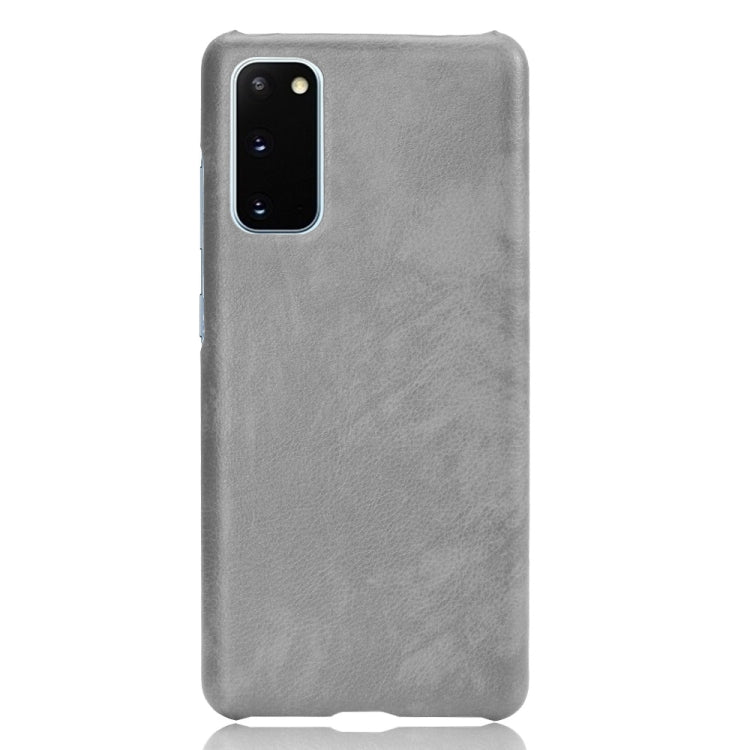 For Samsung Galaxy S20 FE Shockproof Litchi Texture PC + PU Case(Gray) - Galaxy S20 FE Cases by NILLKIN | Online Shopping UK | buy2fix