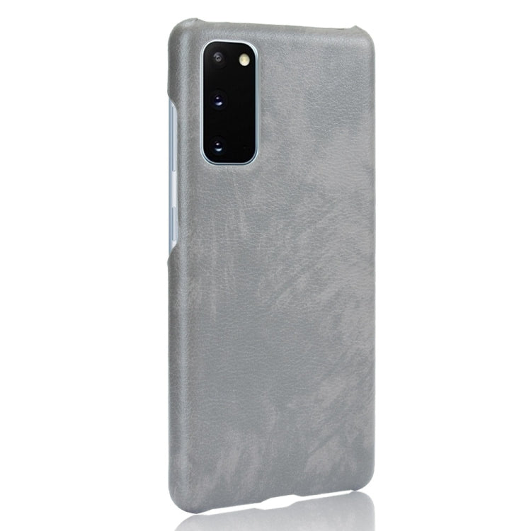 For Samsung Galaxy S20 FE Shockproof Litchi Texture PC + PU Case(Gray) - Galaxy S20 FE Cases by NILLKIN | Online Shopping UK | buy2fix