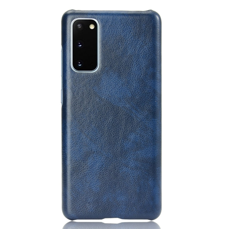 For Samsung Galaxy S20 FE Shockproof Litchi Texture PC + PU Case(Blue) - Galaxy S20 FE Cases by NILLKIN | Online Shopping UK | buy2fix