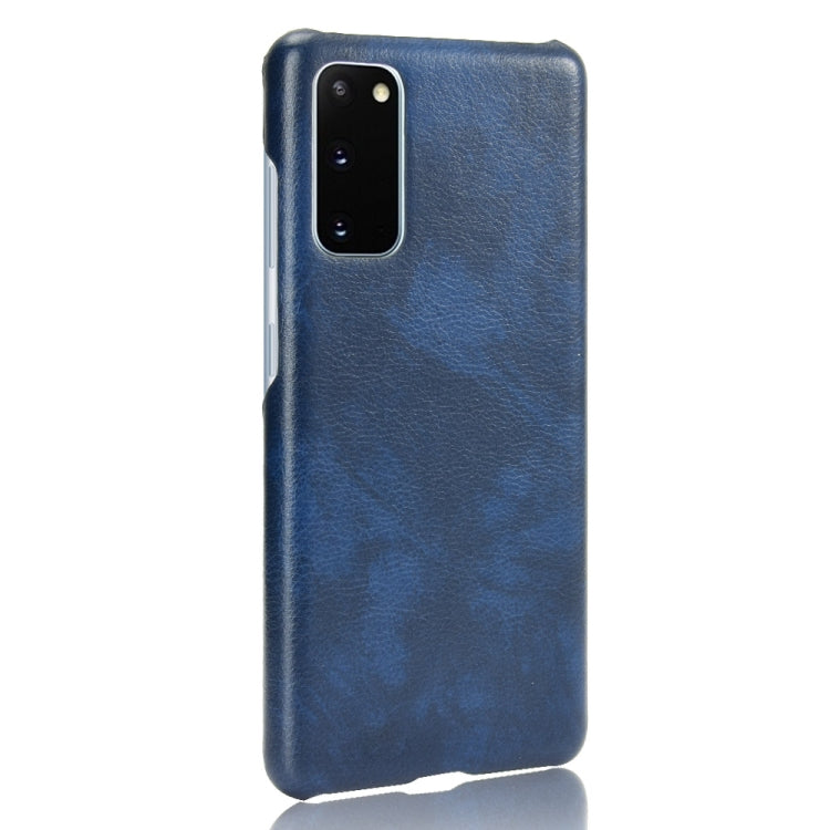 For Samsung Galaxy S20 FE Shockproof Litchi Texture PC + PU Case(Blue) - Galaxy S20 FE Cases by NILLKIN | Online Shopping UK | buy2fix