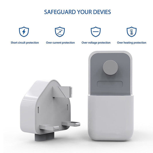 PD3.0 30W USB-C / Type-C Interface Universal Travel Charger with Detachable Foot, UK Plug by buy2fix