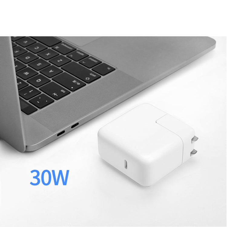 2 in 1 PD3.0 30W USB-C / Type-C Travel Charger with Detachable Foot + PD3.0 3A USB-C / Type-C to USB-C / Type-C Fast Charge Data Cable Set, Cable Length: 1m, US Plug by buy2fix