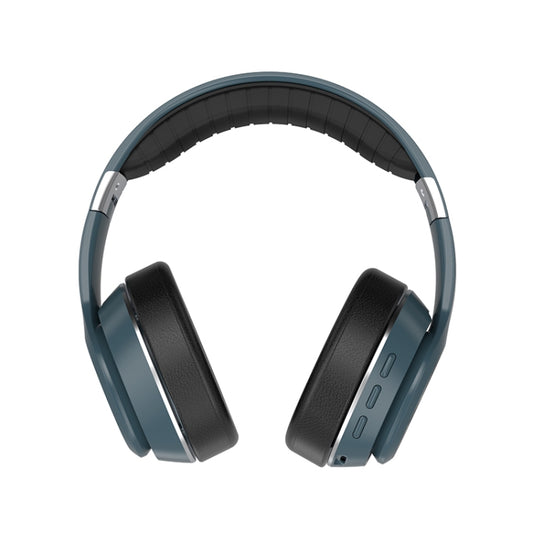 VJ320 Bluetooth 5.0 Head-mounted Foldable Wireless Headphones Support TF Card with Mic(Blue) by buy2fix