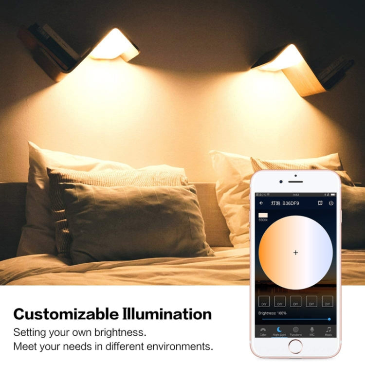 7W E27 RGBCW WIFI LED smart bulb wireless smart home automation light(RGBCW+Warm White+White) - Smart Light Bulbs by buy2fix | Online Shopping UK | buy2fix