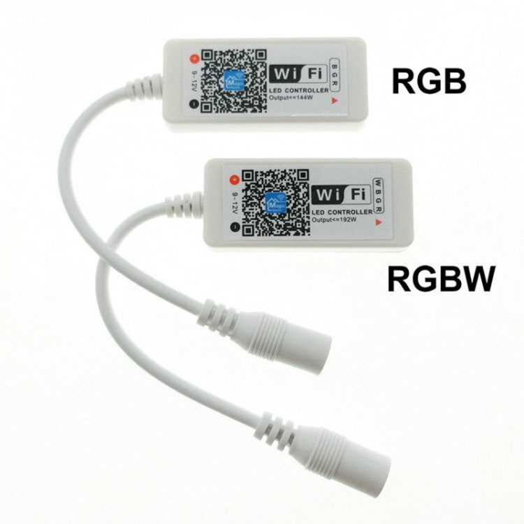 Smart Phone Control Music and Timer Mode Home Mini WIFI LED RGB Controller, type:RGBW Controller - LED Controller by buy2fix | Online Shopping UK | buy2fix