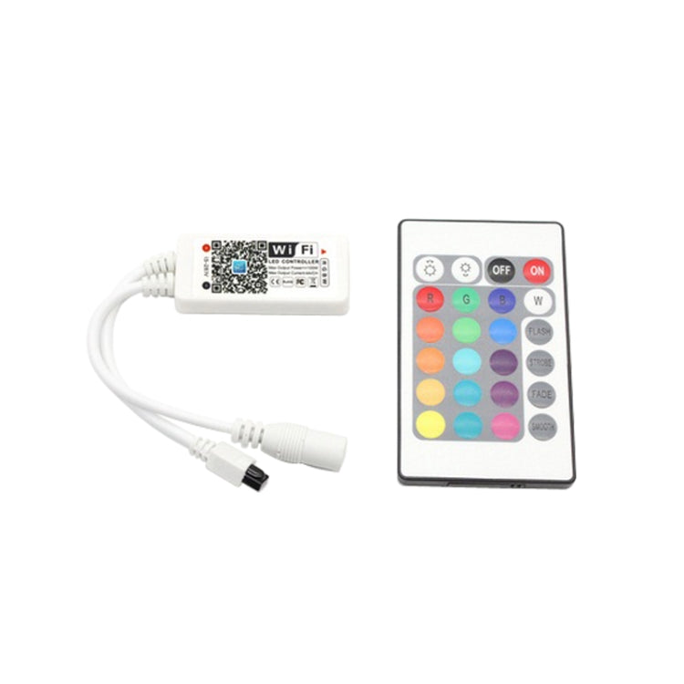 Smart Phone Control Music and Timer Mode Home Mini WIFI LED RGB Controller, type:RGBW Controller - LED Controller by buy2fix | Online Shopping UK | buy2fix