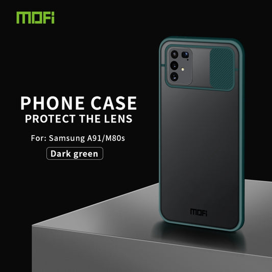 For Samsung Galaxy S10 Lite MOFI Xing Dun Series Translucent Frosted PC + TPU Privacy Anti-glare Shockproof All-inclusive Protective Case(Green) by MOFI