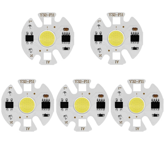 10 PCS COB LED Light Chip AC 220V LED Bulb Light Intelligent IC Driver Bulb Light DIY Spotlight Downlight Chip Outdoor Flood Light(5W(Cold White)) - Light Beads by buy2fix | Online Shopping UK | buy2fix