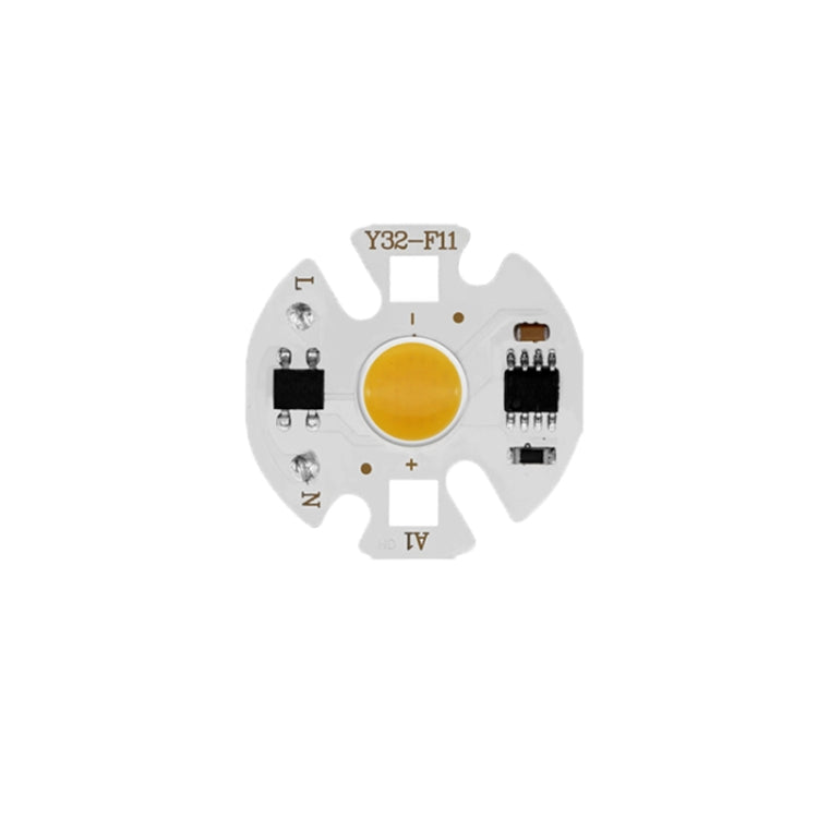 10 PCS COB LED Light Chip AC 220V LED Bulb Light Intelligent IC Driver Bulb Light DIY Spotlight Downlight Chip Outdoor Flood Light(5W(warm white)) - Light Beads by buy2fix | Online Shopping UK | buy2fix