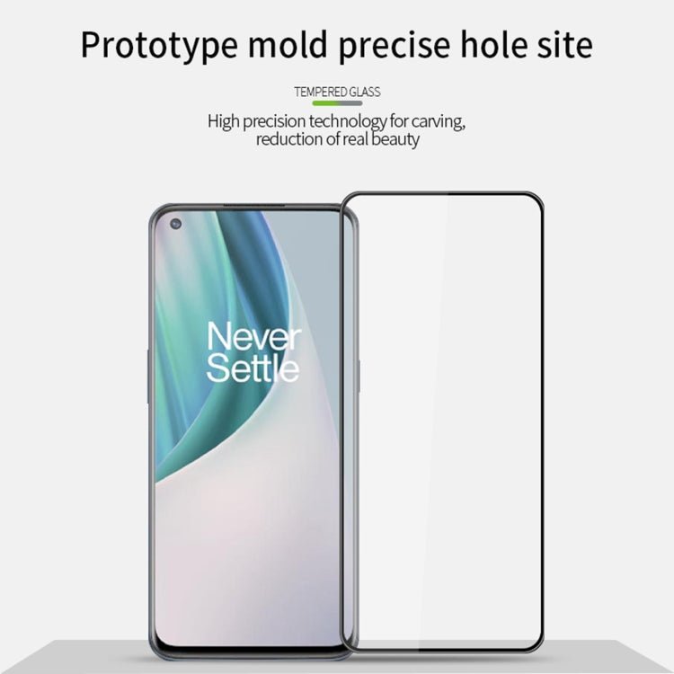 For OnePlus Nord N10 5G PINWUYO 9H 3D Curved Full Screen Explosion-proof Tempered Glass Film(Black) - OnePlus Tempered Glass by PINWUYO | Online Shopping UK | buy2fix