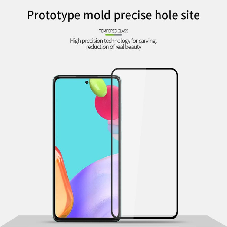 For Samsung Galaxy A52 5G / 4G PINWUYO 9H 2.5D Full Screen Tempered Glass Film(Black) - Galaxy Tempered Glass by PINWUYO | Online Shopping UK | buy2fix