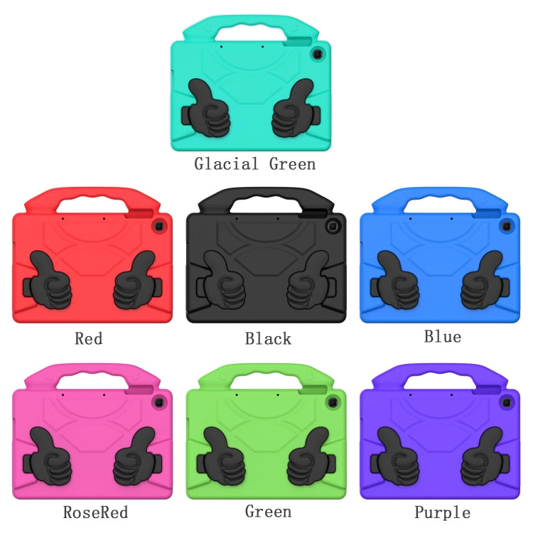 For Huawei MediaPad T10S 10.1/T10 9.7 Thumb Bracket EVA Shockproof Tablet Case(RoseRed) by buy2fix