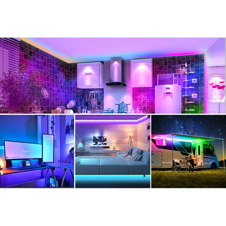 SP608E Dual Signal Output Mobile APP Control Bluetooth LED Controller Kit for WS2812B WS2811 1903 1804 Pixel LED Strip, DC5V~24V - LED Controller by buy2fix | Online Shopping UK | buy2fix