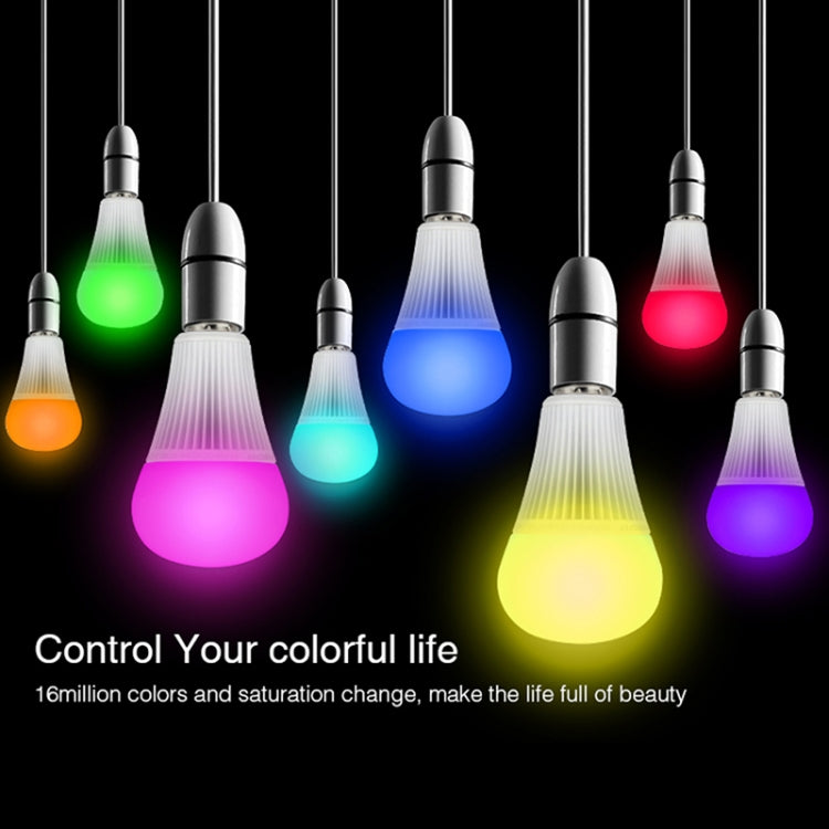 FUT012 E27 9W RGB + CCT LED Bulb Light 100V-240V Full Color Remote Control Smart Bulb WiFi 2.4G Wireless - Smart Light Bulbs by buy2fix | Online Shopping UK | buy2fix