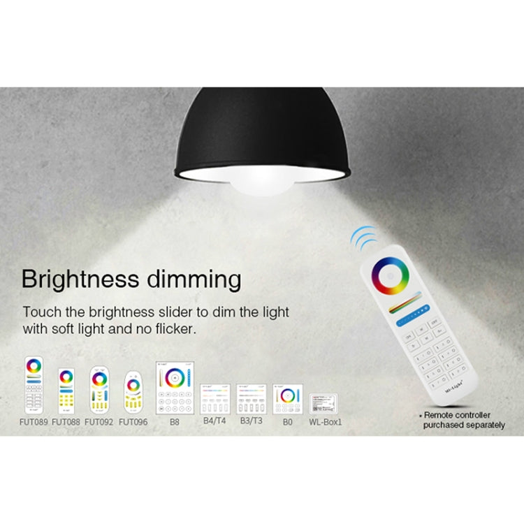 FUT012 E27 9W RGB + CCT LED Bulb Light 100V-240V Full Color Remote Control Smart Bulb WiFi 2.4G Wireless - Smart Light Bulbs by buy2fix | Online Shopping UK | buy2fix