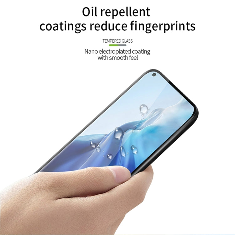 For Xiaomi Mi 11 PINWUYO 9H 3D Hot Bending Tempered Glass Film(Black) - by PINWUYO | Online Shopping UK | buy2fix