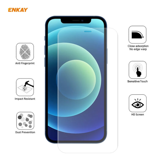 ENKAY Hat-Prince 0.1mm 3D Full Screen Protector Explosion-proof Hydrogel Film For iPhone 12 Pro Max by ENKAY