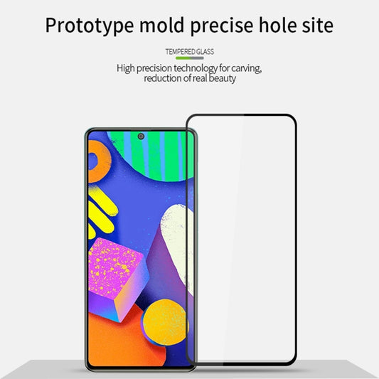 For Samsung Galaxy F62 PINWUYO 9H 2.5D Full Screen Tempered Glass Film(Black) by PINWUYO