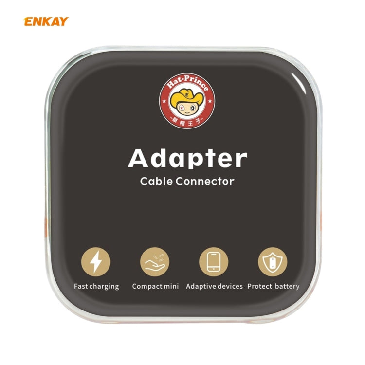 ENKAY ENK-AT105 USB Male to USB-C / Type-C Female Aluminium Alloy Adapter Converter, Support Quick Charging & Data Transmission(Rose Gold) by ENKAY