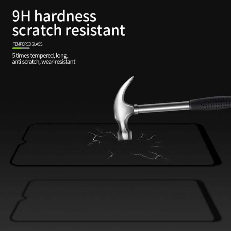 For Samsung Galaxy A02s (US Version) PINWUYO 9H 2.5D Full Screen Tempered Glass Film(Black) - Galaxy Tempered Glass by PINWUYO | Online Shopping UK | buy2fix