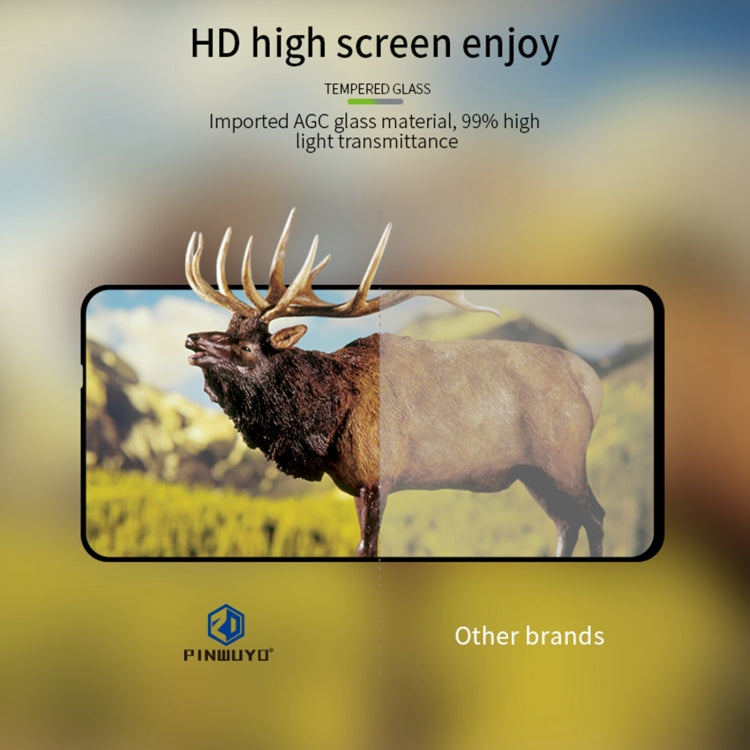 For Xiaomi Redmi Note 10 Pro / Note 10 Pro Max PINWUYO 9H 2.5D Full Screen Tempered Glass Film(Black) - by PINWUYO | Online Shopping UK | buy2fix