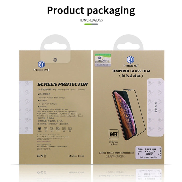 For Xiaomi Redmi Note 10 Pro / Note 10 Pro Max PINWUYO 9H 2.5D Full Screen Tempered Glass Film(Black) - by PINWUYO | Online Shopping UK | buy2fix