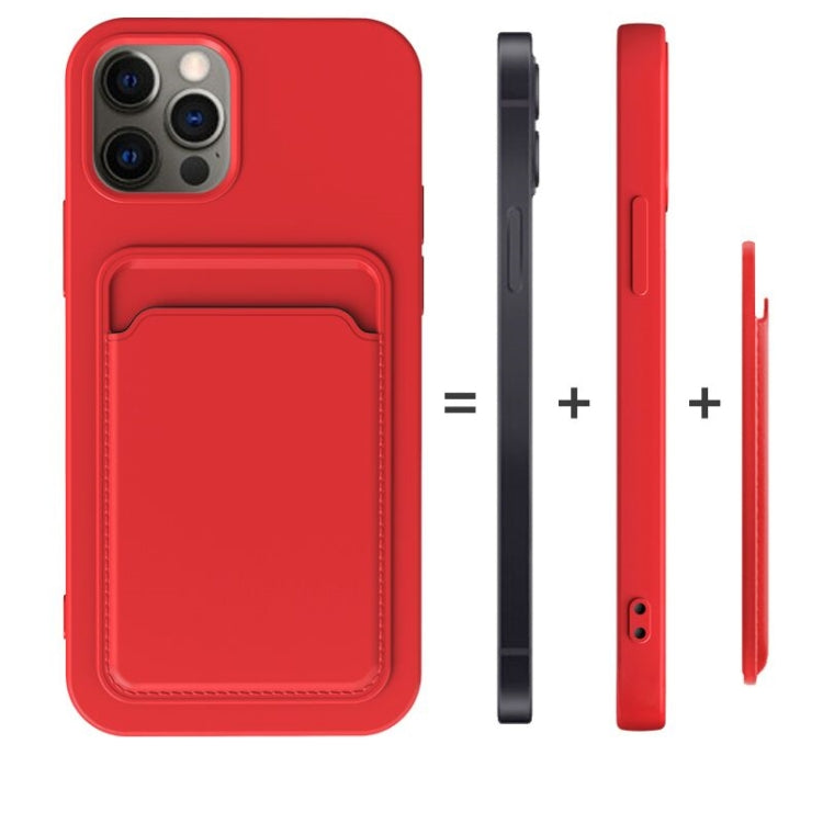 For iPhone 11 TPU + Flannel Lining Shockproof Case with Card Slots (Green) - iPhone 11 Cases by buy2fix | Online Shopping UK | buy2fix