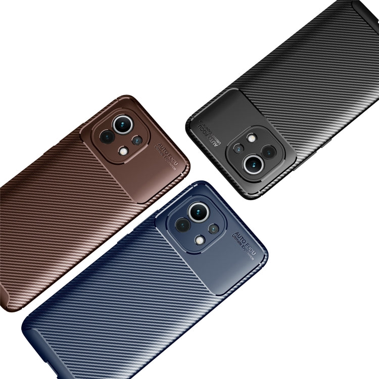 For Xiaomi Mi 11 Pro Carbon Fiber Texture Shockproof TPU Case(Black) - Xiaomi Cases by buy2fix | Online Shopping UK | buy2fix