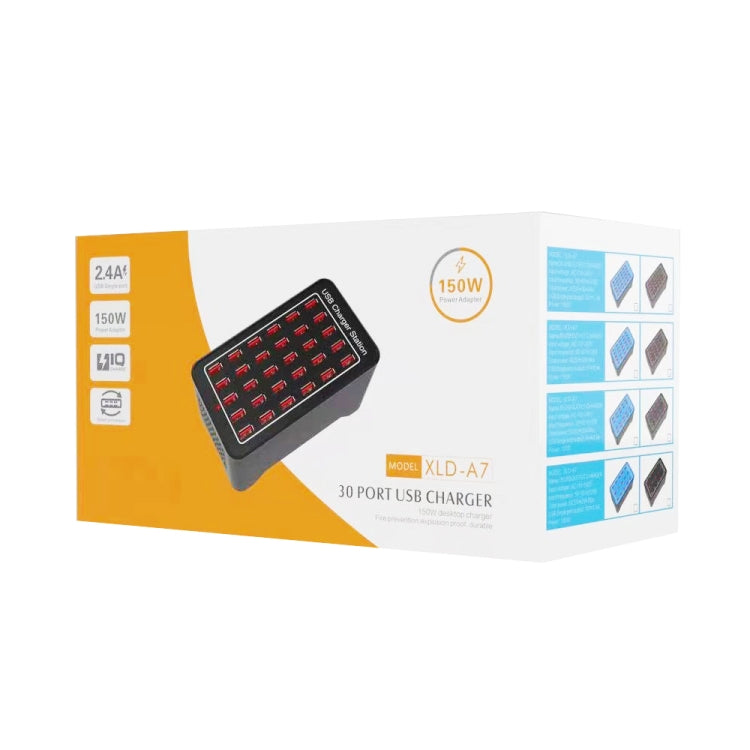 XLD-A7 100W 15 USB Ports Fast Charger Station Smart Charger, AC 110-240V, Plug Size:UK Plug by buy2fix