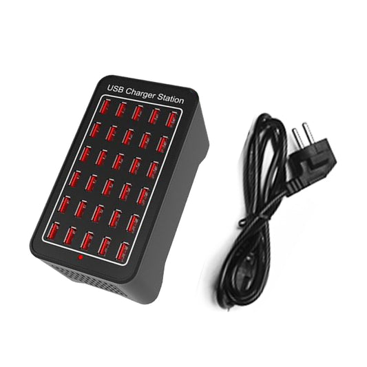 XLD-A7 150W 30 USB Ports Fast Charger Station Smart Charger, AC 110-240V, Plug Size:EU Plug by buy2fix