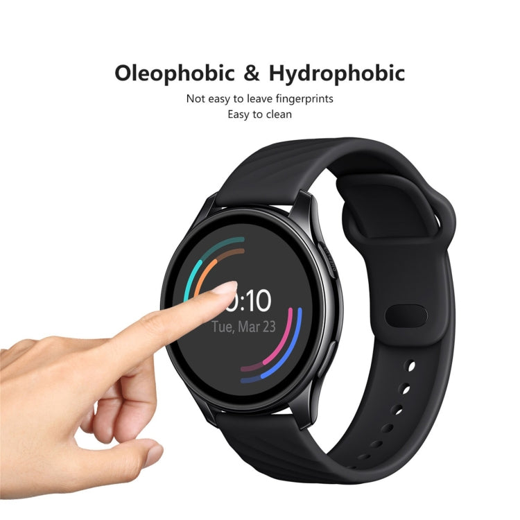 2pcs For OnePlus Watch ENKAY Hat-Prince 3D Full Screen Soft PC Edge + PMMA HD Screen Protector Film - Screen Protector by ENKAY | Online Shopping UK | buy2fix
