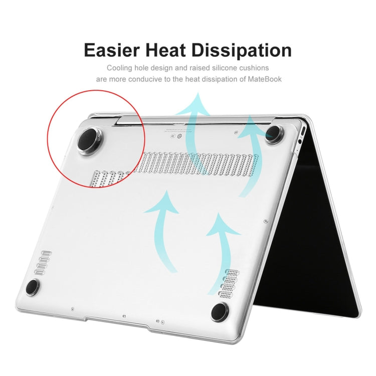 ENKAY for Huawei MateBook 13 Core Edition US Version 2 in 1 Crystal Protective Case with TPU Keyboard Film(Black) - Screen & Keyboard Cover by ENKAY | Online Shopping UK | buy2fix