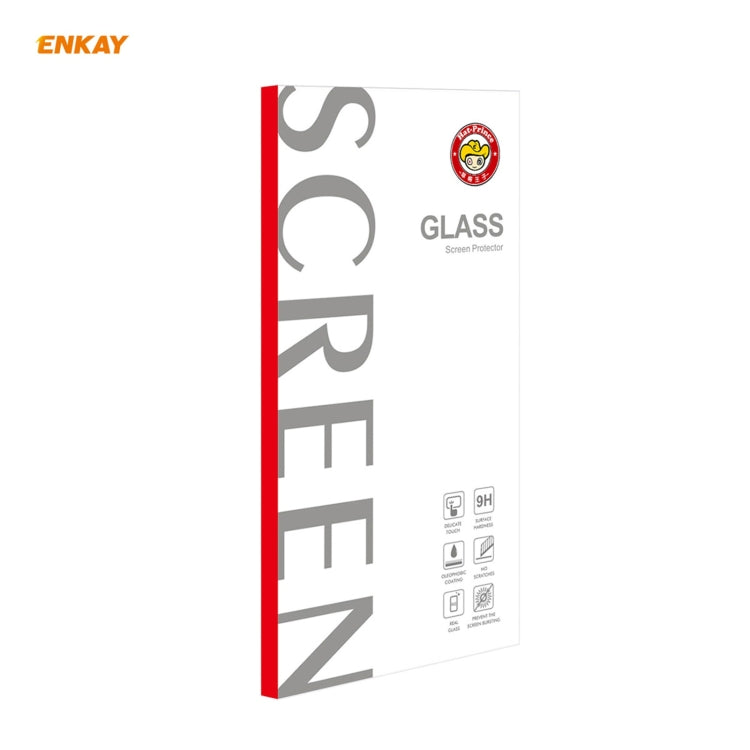 For Xiaomi Poco F3 2 PCS ENKAY Hat-Prince 0.26mm 9H 2.5D Curved Edge Tempered Glass Film by ENKAY