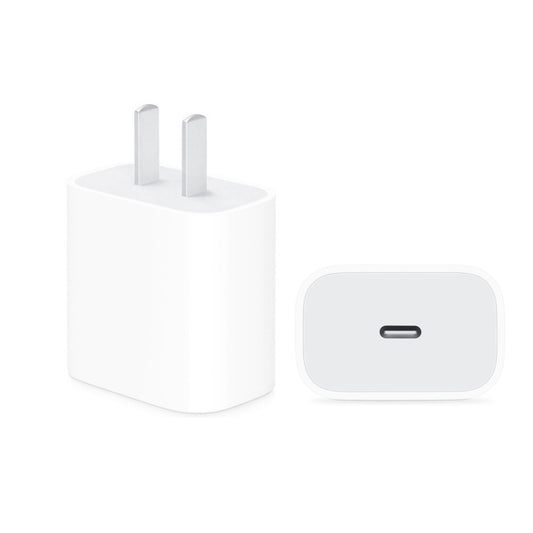 PD 20W Single USB-C / Type-C Port Travel Charger + 3A PD3.0 USB-C / Type-C to 8 Pin Fast Charge Data Cable Set, US Plug 2m by buy2fix