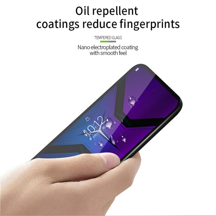 For Lenovo Legion 2 Pro PINWUYO 9H 2.5D Full Screen Tempered Glass Film(Black) - For Lenovo by PINWUYO | Online Shopping UK | buy2fix