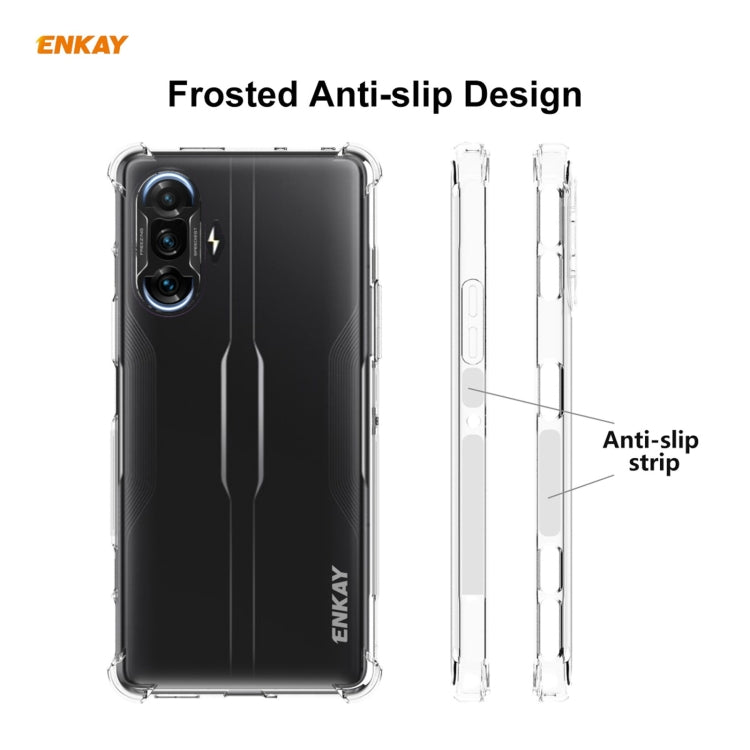 For Xiaomi Redmi K40 Gaming ENKAY Hat-Prince Clear TPU Shockproof Case Soft Anti-slip Cover - Xiaomi Cases by ENKAY | Online Shopping UK | buy2fix