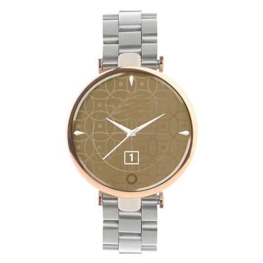 Stainless Steel Three Beads Hand Detachable Xiaoman Watch Band For Garmin Lily(Silver) - Watch Bands by buy2fix | Online Shopping UK | buy2fix