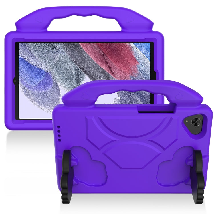 For Samsung Galaxy Tab A7 Lite T220 / T225 Thumb Bracket EVA Shockproof Tablet Case(Purple) - Tab A7 Lite T220 / T225 by buy2fix | Online Shopping UK | buy2fix