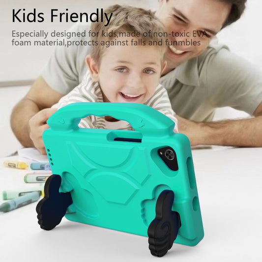 For Samsung Galaxy Tab A7 Lite T220 / T225 Thumb Bracket EVA Shockproof Tablet Case (Glacier Green) by buy2fix