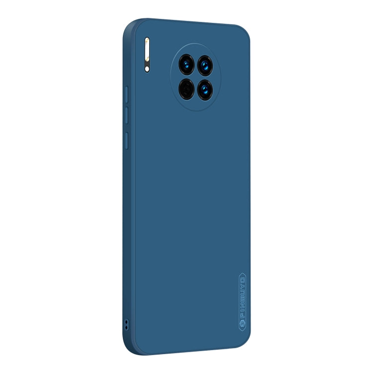 For Huawei Mate 30 PINWUYO Sense Series Liquid Silicone TPU Mobile Phone Case(Blue) - Huawei Cases by PINWUYO | Online Shopping UK | buy2fix