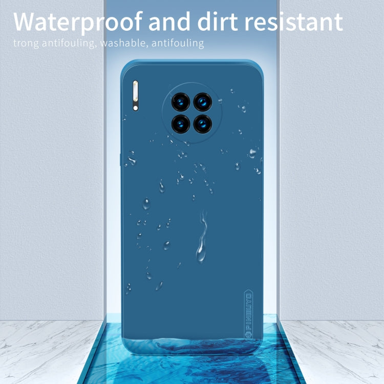 For Huawei Mate 30 Pro PINWUYO Sense Series Liquid Silicone TPU Mobile Phone Case(Black) - Huawei Cases by PINWUYO | Online Shopping UK | buy2fix