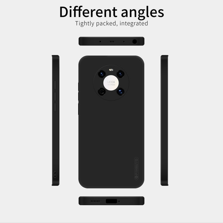 For Huawei Mate 40 PINWUYO Sense Series Liquid Silicone TPU Mobile Phone Case(Black) - Huawei Cases by PINWUYO | Online Shopping UK | buy2fix