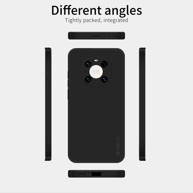 For Huawei Mate 40 Pro PINWUYO Sense Series Liquid Silicone TPU Mobile Phone Case(Black) - Huawei Cases by PINWUYO | Online Shopping UK | buy2fix