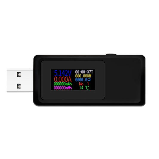 Keweisi KWS-MX19 USB Tester DC 4V-30V 0-5A Current Voltage Detector(Black) - Current & Voltage Tester by buy2fix | Online Shopping UK | buy2fix